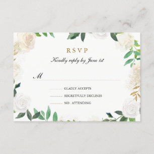 Blush Gold Waterverf krans bruiloft RSVP