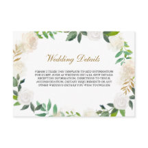 Blush Gold Waterverf krans ontvangst details