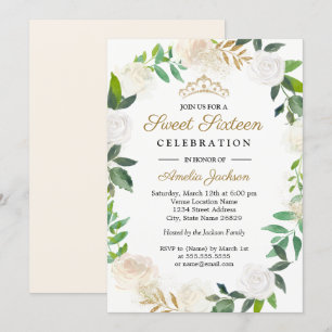 Blush Gold-Waterverf met 16e of 16e Kaart