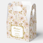 Blush Gold Wedding Favoriet Box met Elegant Bedankdoosjes (Geopend)