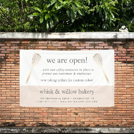 Blush & Gold Whisk Bakery Business ReOpening Spandoek