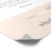 Blush & Gold Whisk | Welkom Bakery Covid Poster (Hoek)
