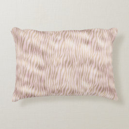 Blush Gold Zebra afdrukken Accent Kussen