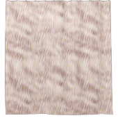 Blush Gold Zebra afdrukken Douchegordijn (Voorkant)