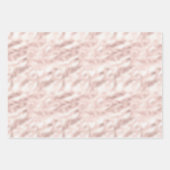 Blush Gold Zebra afdrukken Inpakpapier Vel (Voorkant 2)