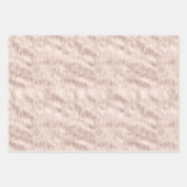 Blush Gold Zebra afdrukken Inpakpapier Vel (Voorkant)