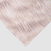 Blush Gold Zebra afdrukken Tissuepapier (Detail)
