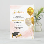 Blush Goud Afsluitingsfeest Uitnodiging 2026 (Staand voorkant)