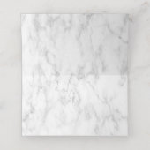 Blush Goud Groen Stoffig Roze Bloemen Plaatskaartje (Binnenkant ongevouwen)