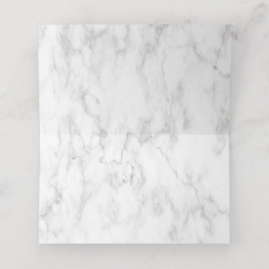 Blush Goud Groen Stoffig Roze Bloemen Plaatskaartje (Binnenkant ongevouwen)