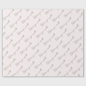 Blush & Goud Voordat je Trouwt Bruiloft Cadeaupapier (Vlak)