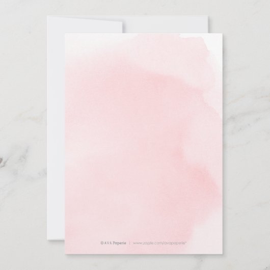 Blush goudelegant Vrijgezellenfeest voor kalligraf Kaart (Achterkant)