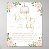 Blush gouden pompoen Zeg geen baby game Poster (Voorkant)