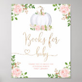 Blush gouden pompoenen voor baby poster (Voorkant)