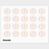 Blush gouden Stickers (Vel)