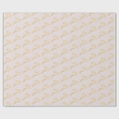 Blush Gouden Wimpers Cadeaupapier (Vlak)