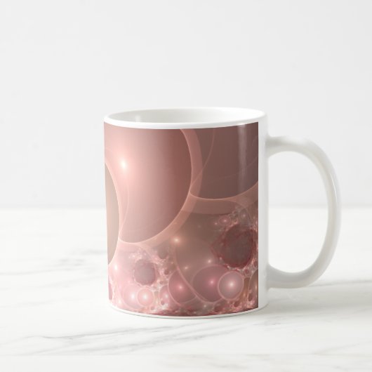 blush gradient van bellen koffiemok (Rechts)