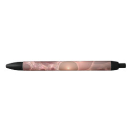 blush gradient van bellen zwarte inkt pen