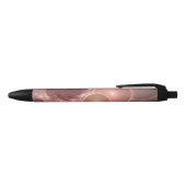 blush gradient van bellen zwarte inkt pen (Bovenkant)