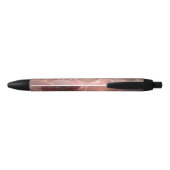 blush gradient van bellen zwarte inkt pen (Achterkant)