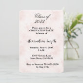 Blush Graduation Invitation Kaart (Staand voorkant)