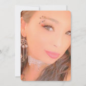 Blush Graduation Invitation Kaart (Achterkant)