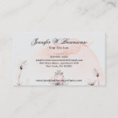 Blush Gray Classy Perfume Essential Oils Visitekaartje (Achterkant)