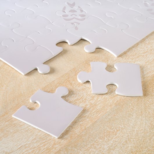 Blush Gray Mandala Legpuzzel (Zijkant)