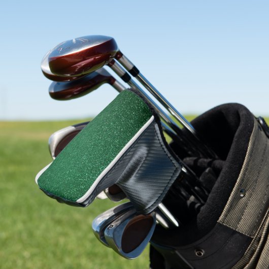 Blush Green Glitter Golfheadcover (Insitu)