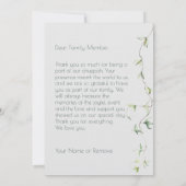 Blush & Green Spring Jewish Hebrew Chuppah DIY Bedankkaart (Achterkant)