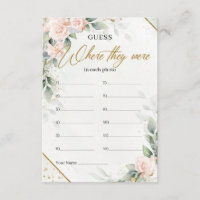 Blush greenery en gouden lijst waar ze waren