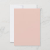 Blush Groene Save The Date Kaart (Achterkant)
