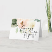 Blush Guess Wat Zwangerschap Aankondiging Onthulle (Voorkant)