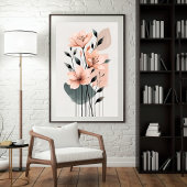Blush Harmony Botanicals Foto Afdruk