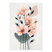 Blush Harmony Botanicals Foto Afdruk (Voorkant)
