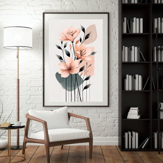 Blush Harmony II Foto Afdruk