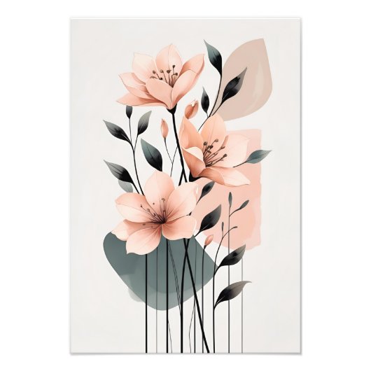 Blush Harmony II Foto Afdruk (Voorkant)