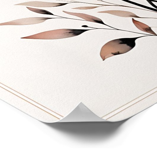 Blush Harmony Poster (Hoek)