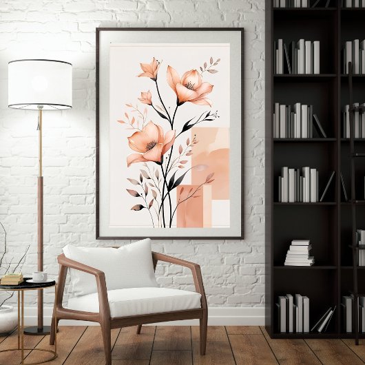 Blush Harmony Poster