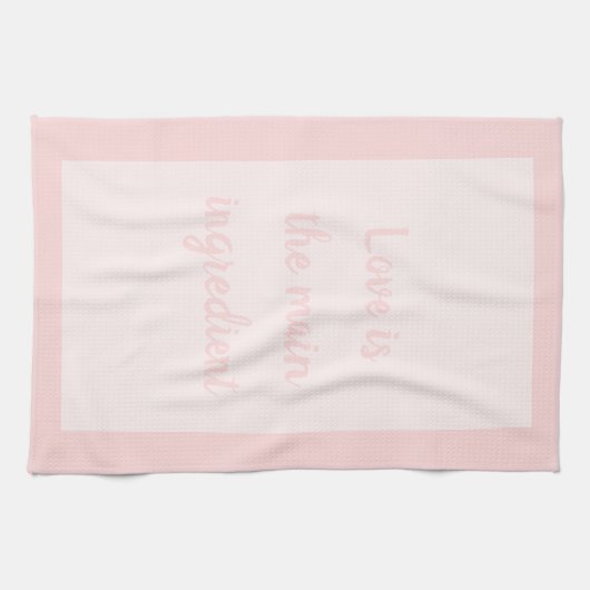 Blush Haven - Wit Theedoek (Horizontaal)