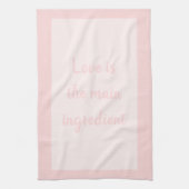 Blush Haven - Wit Theedoek (Verticaal)