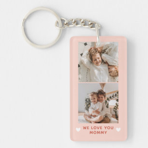 Blush Hearts Two Square Photoons We houden van je Sleutelhanger