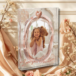 Blush Heirloom Heart Photo Frame Loving Keepsake Fotoblokken