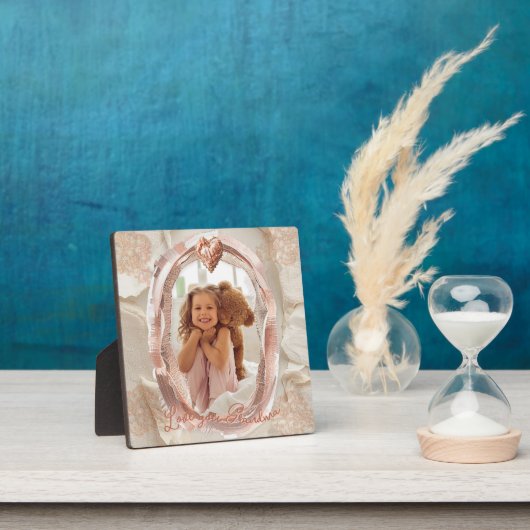 Blush Heirloom Heart Photo Frame Loving Keepsake Fotoplaat (Insitu)