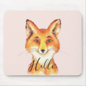Blush Hello Fox Muismat (Voorkant)
