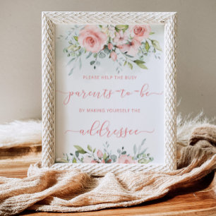 Blush helpen de Drukke ouders Adressen een Envelop Poster