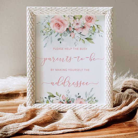 Blush helpen de Drukke ouders Adressen een Envelop Poster