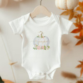 Blush herfst kleine pompoen baby romper