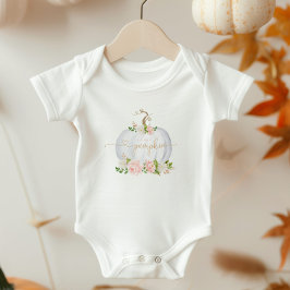 Blush herfst kleine pompoen baby romper