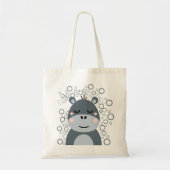 Blush Hippo Tote Bag (Voorkant)